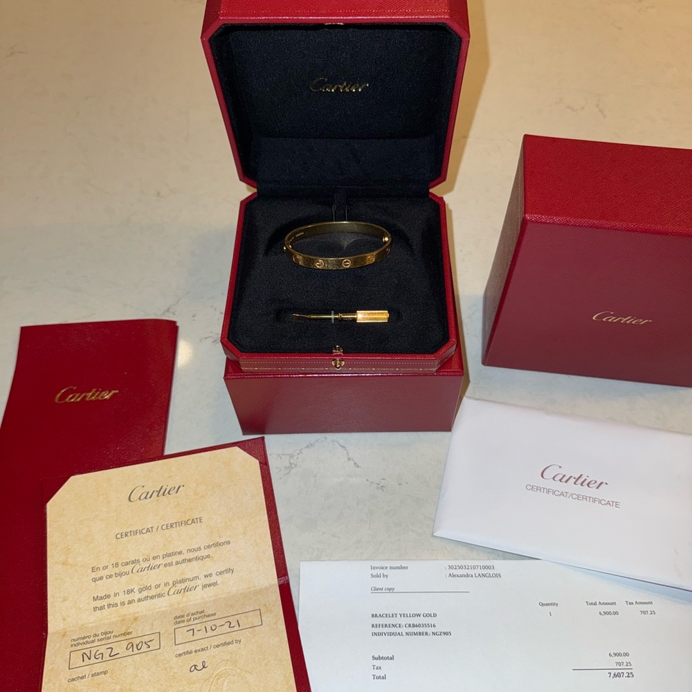 Cartier Gold Bracelet for Women